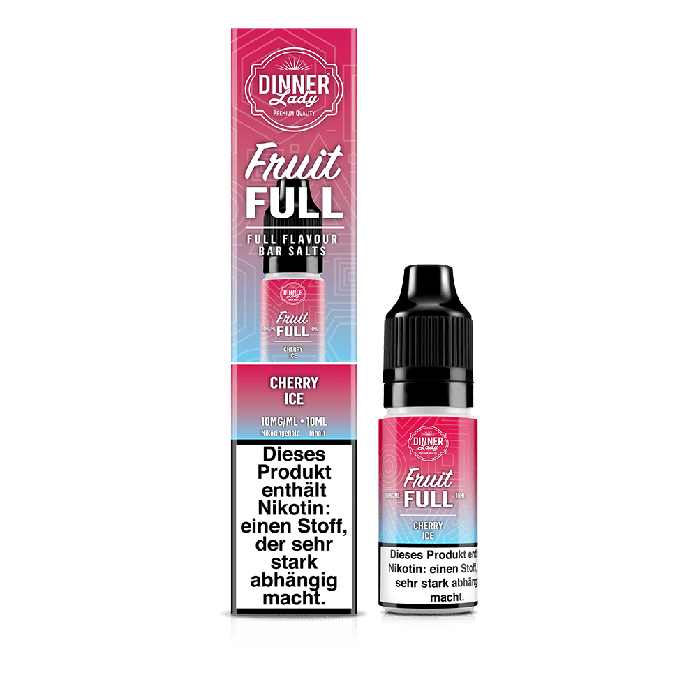 Dinner Lady Fruit Full Nikotinsalz - Cherry Ice - 10ml Liquid 10mg