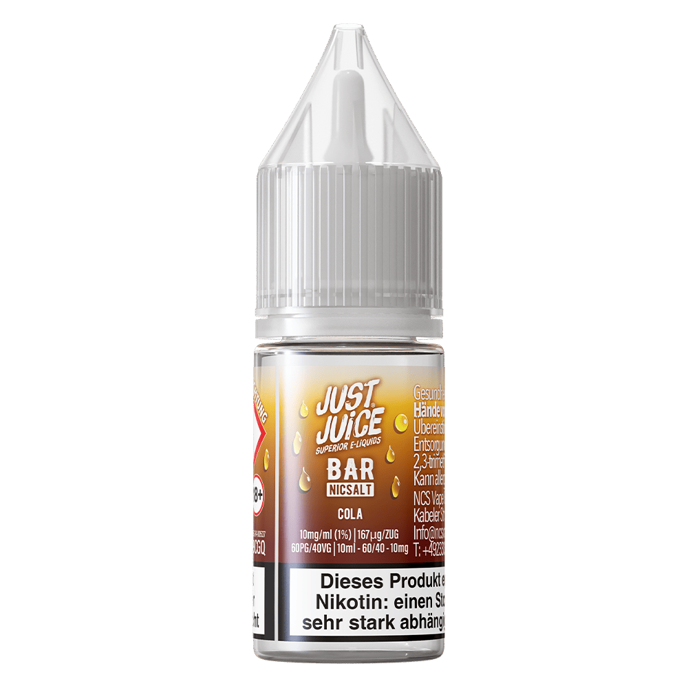 Just Juice Nikotinsalz - Cola - 10ml Liquid 10mg