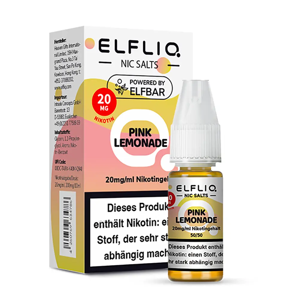 Elfliq by Elfbar Nikotinsalz - Pink Lemonade - Liquid 20mg 10ml