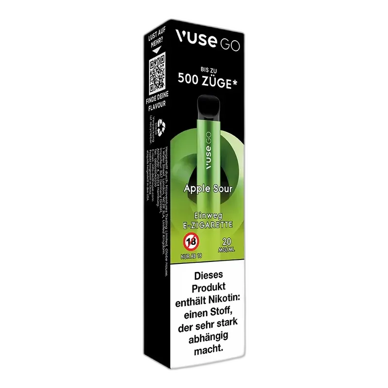 Vuse GO Apple Sour 20mg Einweg E-Zigarette