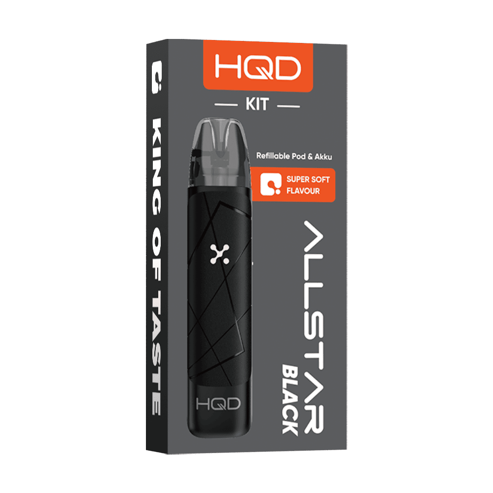 HQD Allstar Lite Refillable Pod Kit - Black
