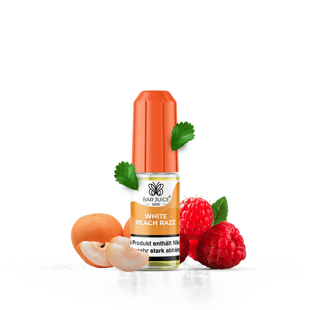 Bar Juice 5000 Nikotinsalz - White Peach Razz - Liquid 20mg 10ml