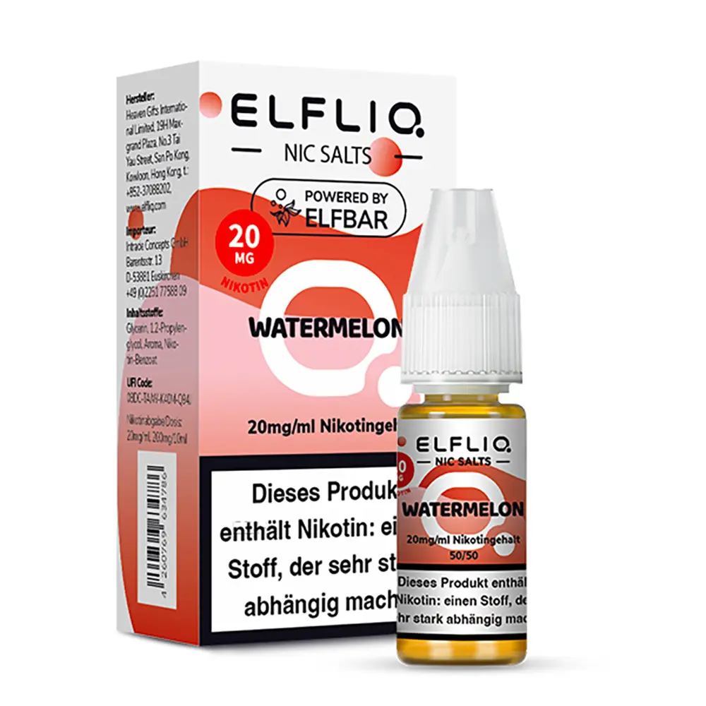 Elfliq by Elfbar Nikotinsalz - Watermelon - Liquid 20mg 10ml