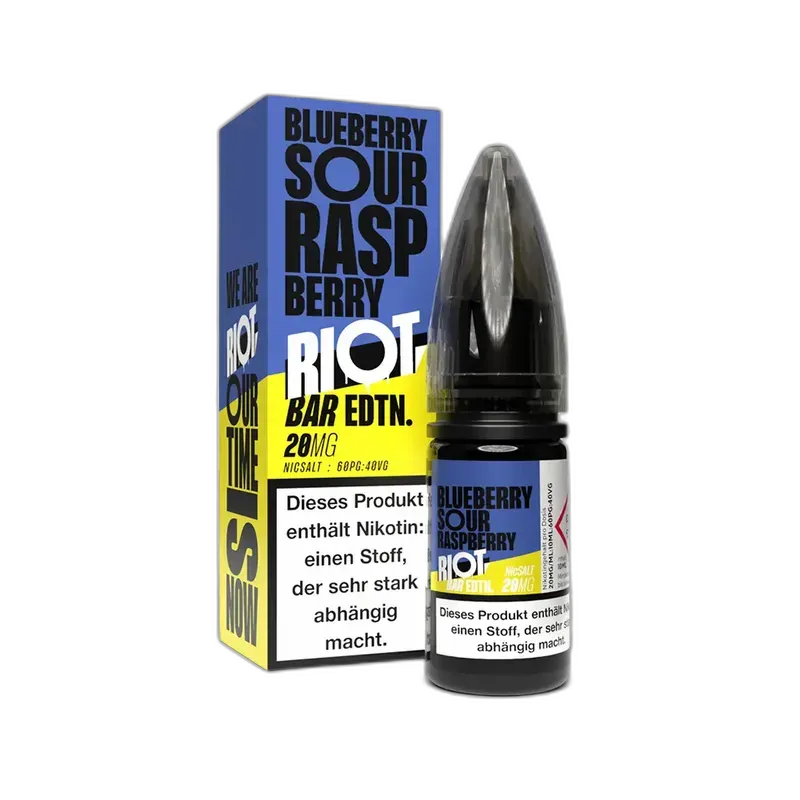 Riot Squad Nikotinsalz - Blueberry Sour Raspberry - Liquid 20mg 10ml