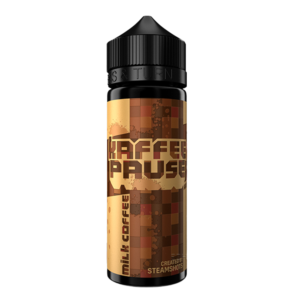 Kaffeepause Longfill - Milk & Coffee - 10ml Aroma in 120ml Flasche