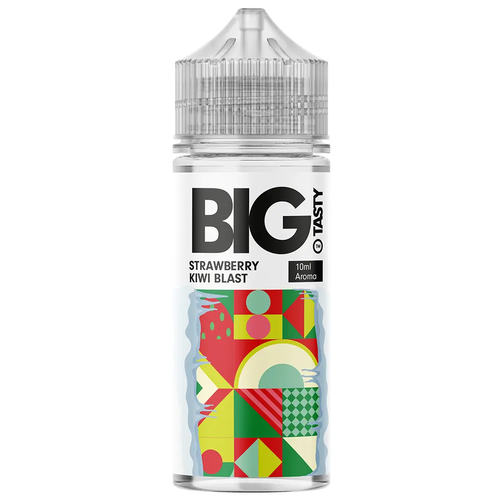 Big Tasty Longfill - Strawberry Kiwi Blast - 10ml Aroma in 120ml Flasche