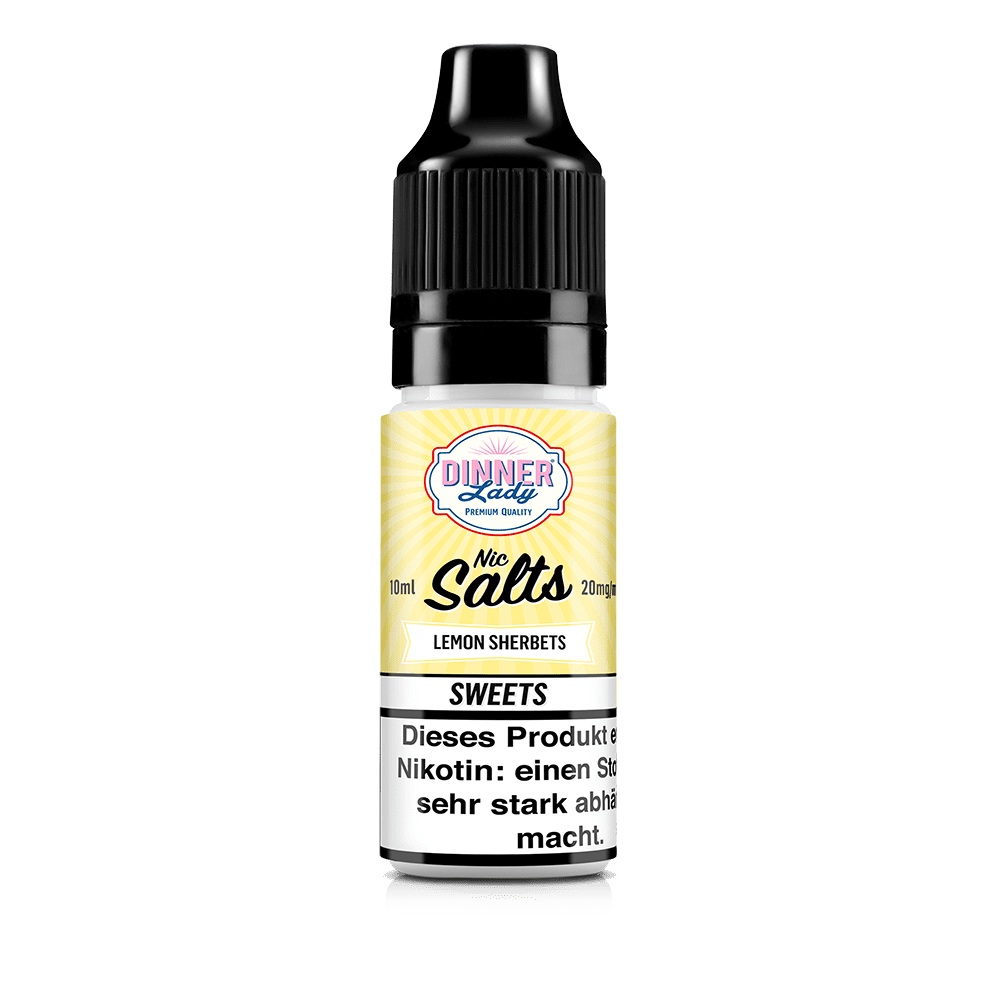 Dinner Lady Nikotinsalz - Lemon Sherbets - 50/50 10ml Liquid 20mg