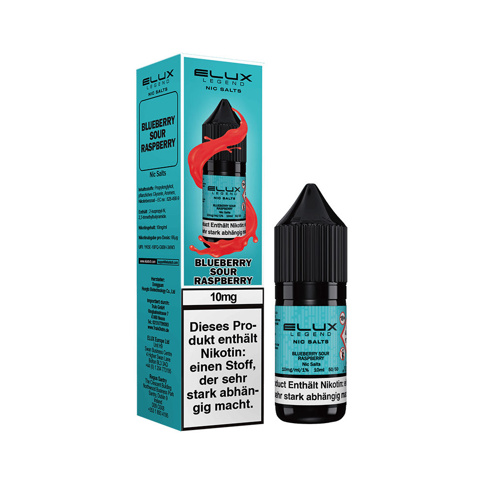 Elux Nikotinsalz - Blueberry Sour Raspberry - Liquid 10mg 10ml