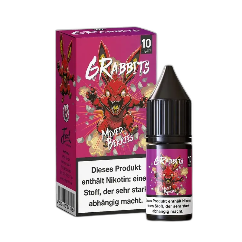 6Rabbits Nikotinsalz - Mixed Berries - 10ml Liquid 10mg