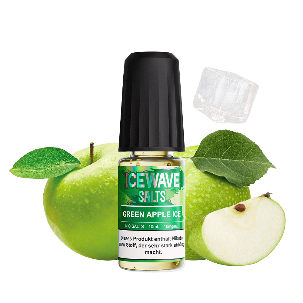 Icewave Nikotinsalz - Green Apple Ice - 10ml Liquid 10mg
