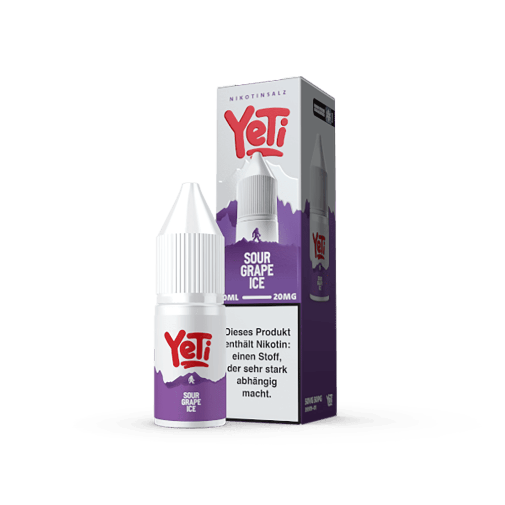 Yeti Summit Nikotinsalz - Sour Grape Ice - Overdosed 10ml Liquid 20mg Yeti Summit Nikotinsalz - Sour Grape Ice - Overdosed 10ml Liquid 20mg