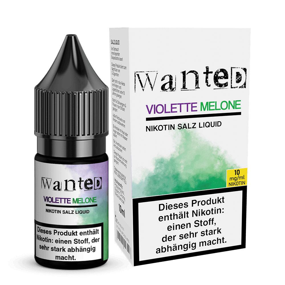 Wanted Nikotinsalz - violette Melone - Overdosed 10ml Liquid 10mg