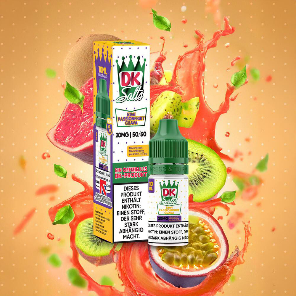 DK Salts Nikotinsalz - Kiwi Passionfruit Guava - Liquid 20mg 10ml