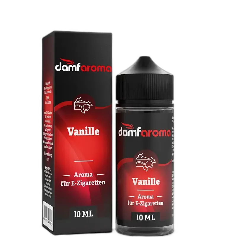 damfaroma Longfill - Vanille - 10ml Aroma in 120ml Flasche