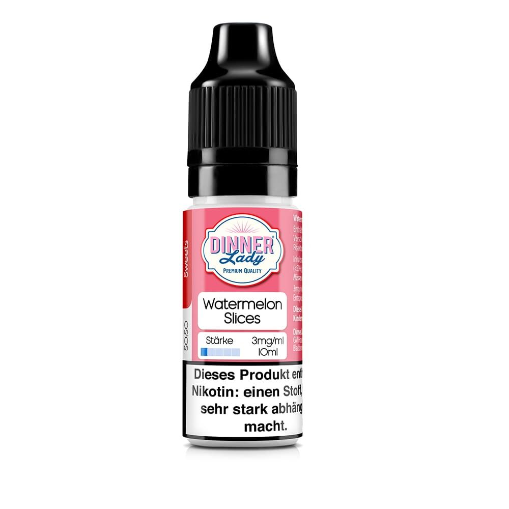 Dinner Lady Liquid - Watermelon Slices - 50/50 10ml 3mg