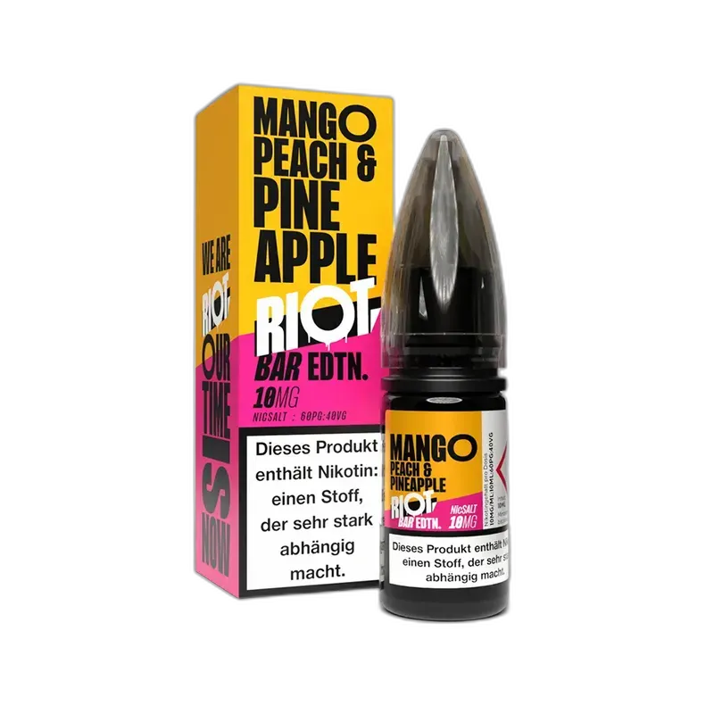 Riot Squad Nikotinsalz - Mango Peach Pineapple - Liquid 10mg 10ml