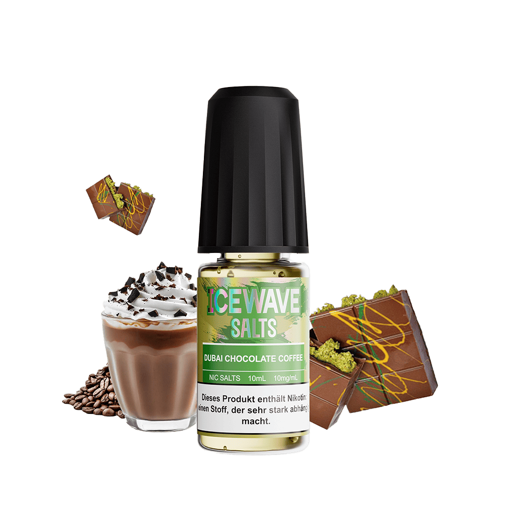 Icewave Nikotinsalz - Dubay Chocolate Coffee - 10ml Liquid 10mg