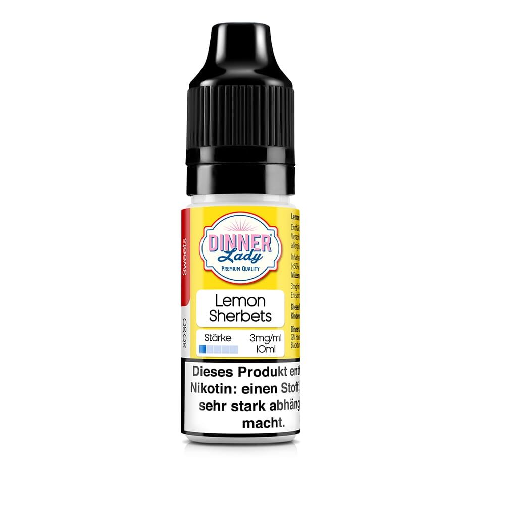Dinner Lady Liquid - Lemon Sherbets - 50/50 10ml 3mg