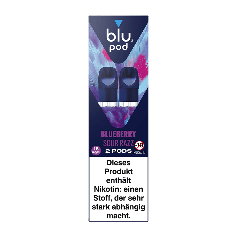 blu Pod BLUEBERRY SOUR RAZZ 18mg/ml
