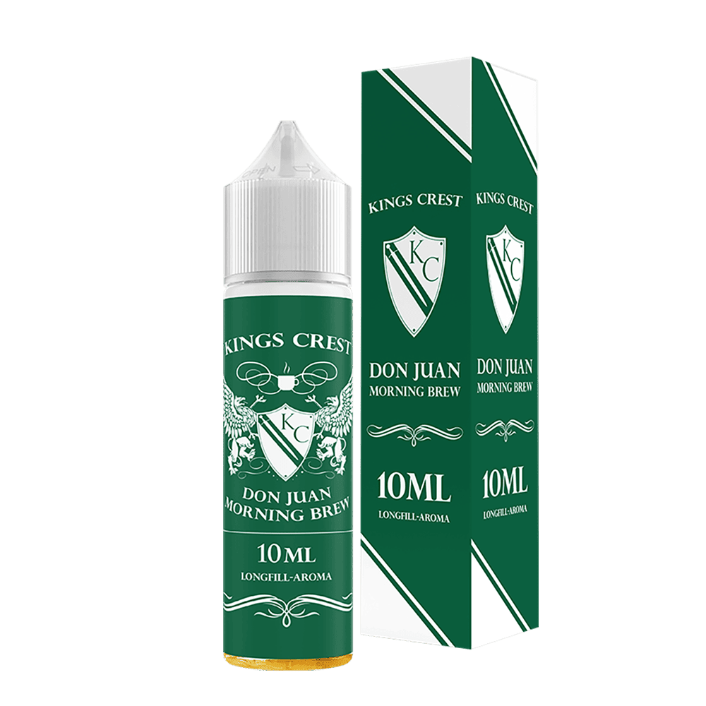Kings Crest Longfill - Don Juan Morning Brew - 10ml in 60ml Flasche Kings Crest Longfill - Don Juan Morning Brew - 10ml in 60ml Flasche