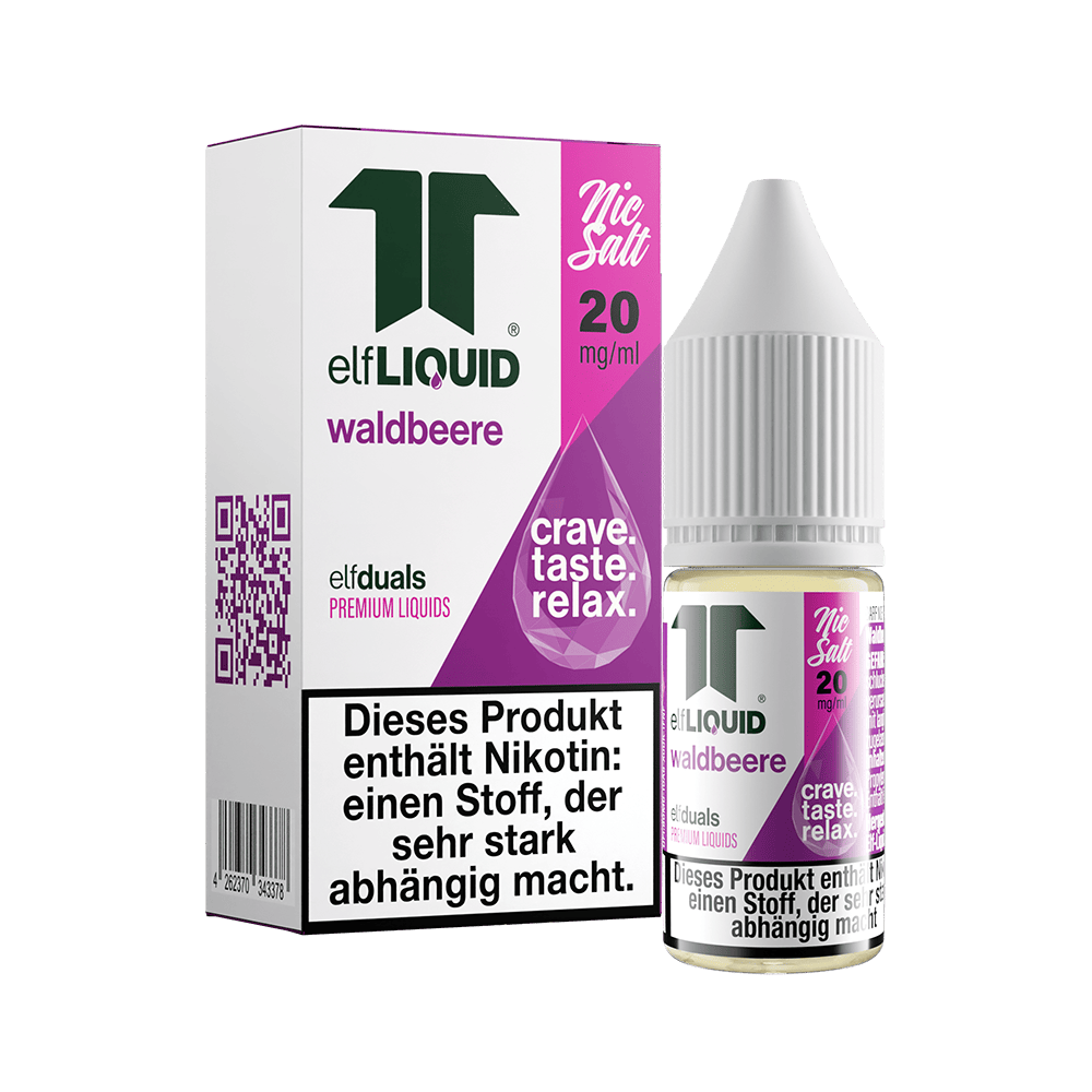 Elf-Liquid Nikotinsalz - Waldbeere - 10ml Liquid 20mg