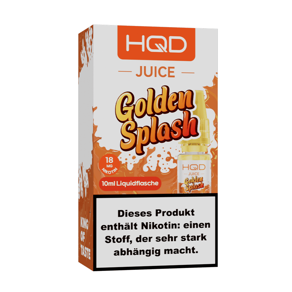 HQD Juice Nikotinsalz - Golden Splash - 10ml Liquid 18mg