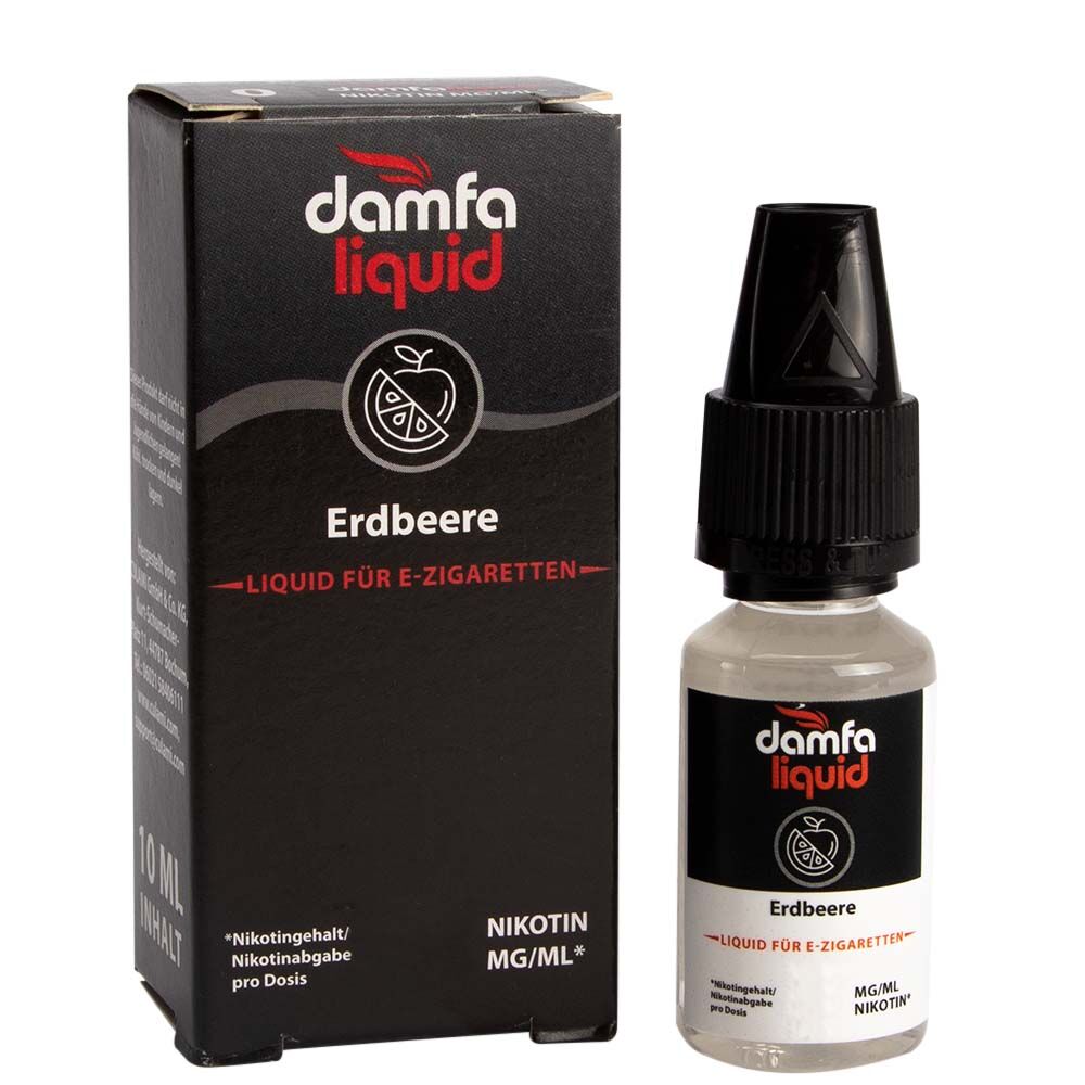 damfaliquid Erdbeere V2 0mg 10ml