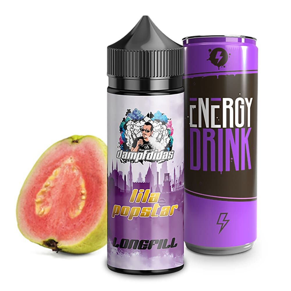 Dampfdidas Longfill - Lila Popstar - 10ml Aroma in 120ml Flasche