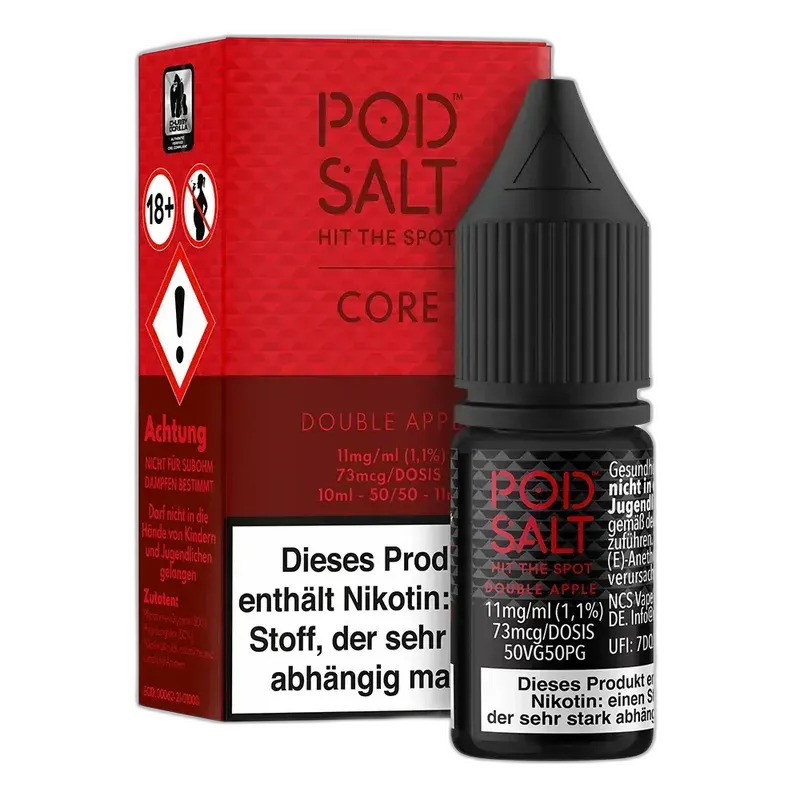Pod Salt Core Nikotinsalz - Double Apple - 10ml Liquid 11mg