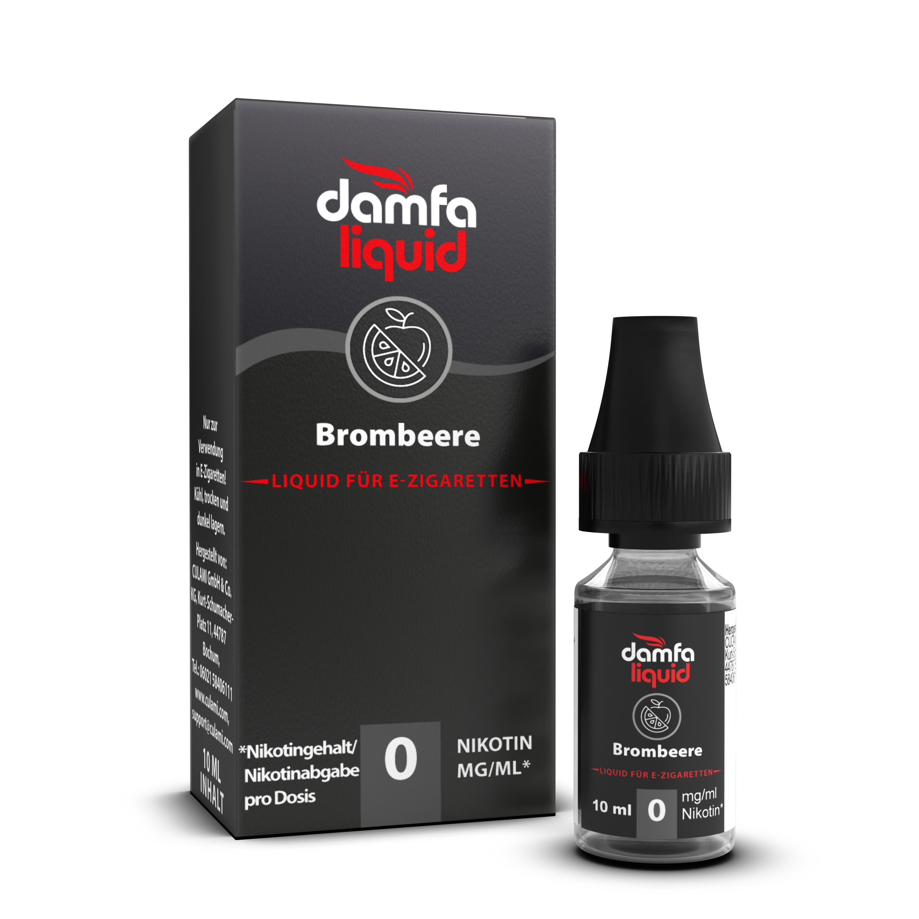 damfaliquid Brombeere V2 0mg 10ml
