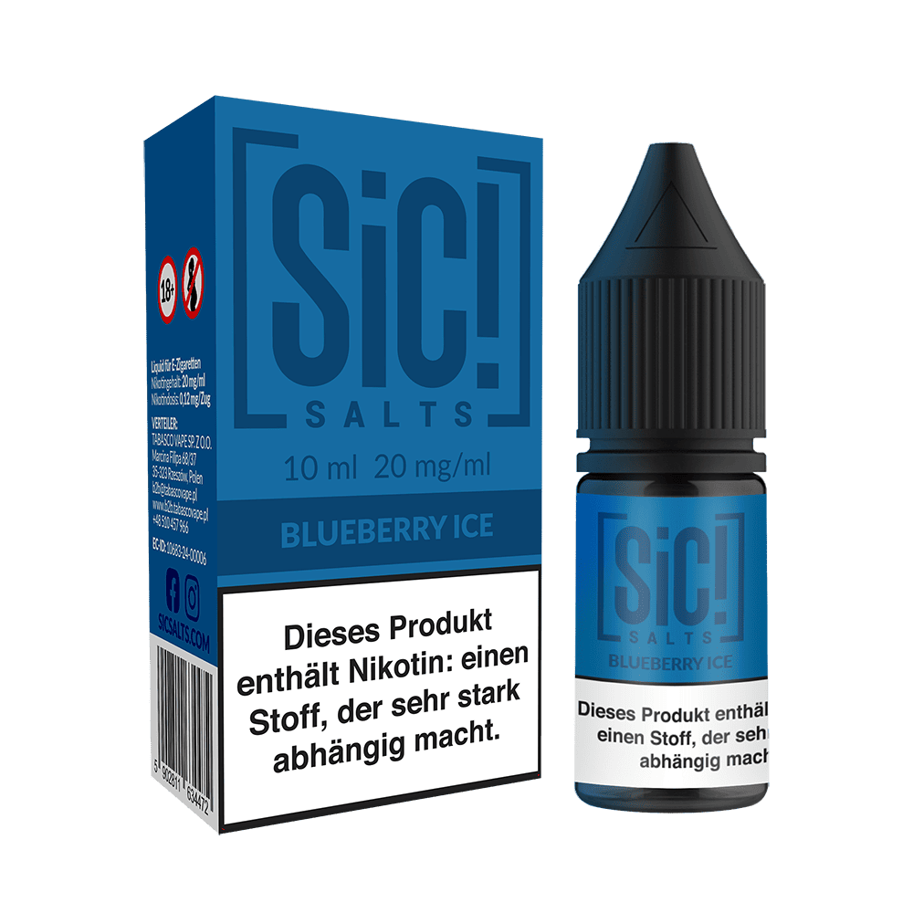SIC Nikotinsalz - Blueberry Ice -10ml Liquid 20mg