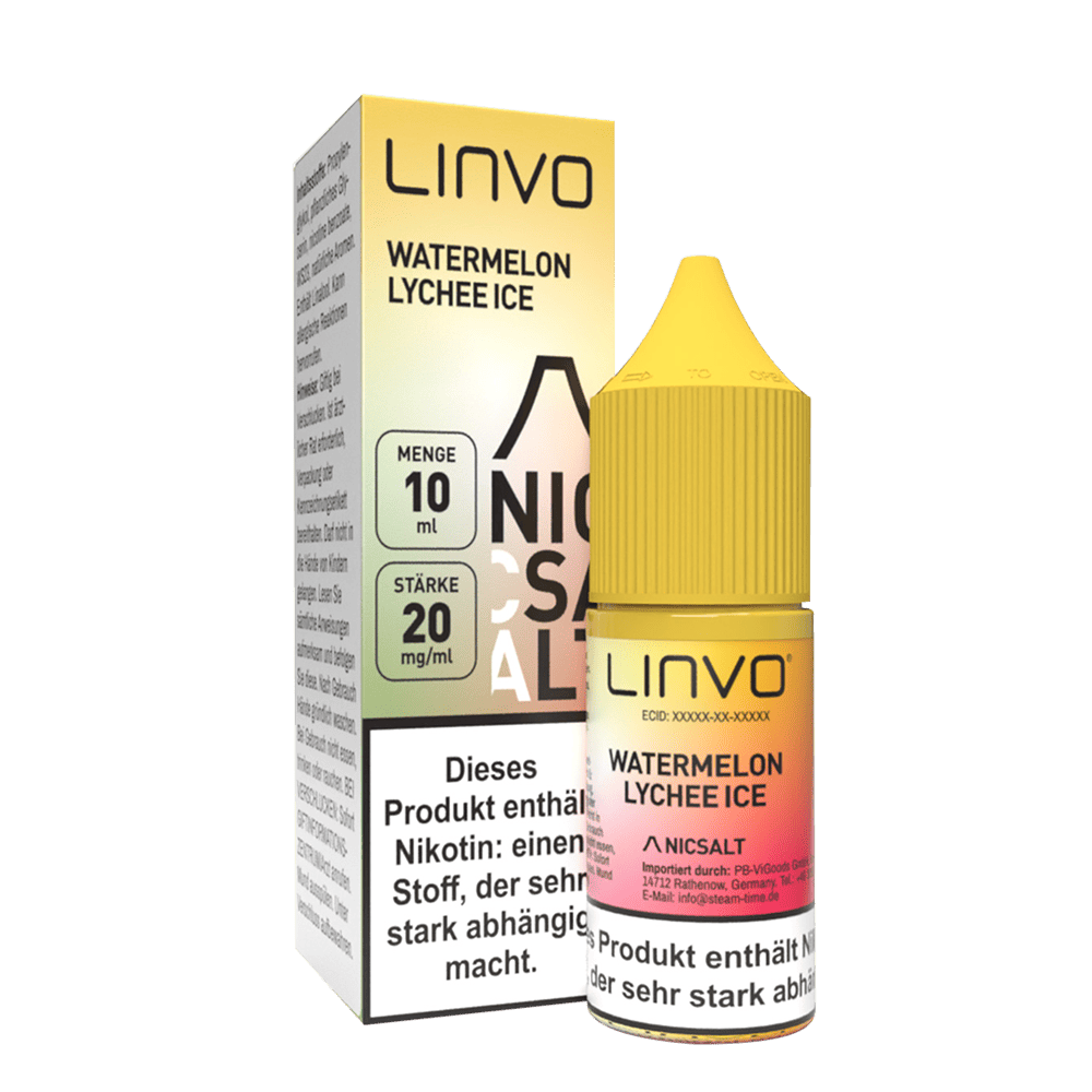 Linvo Nikotinsalz - Watermelon Lychee Ice - Liquid 20mg 10ml