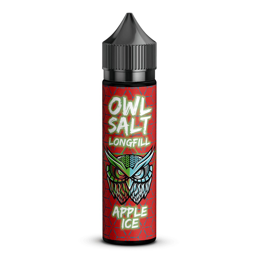 OWL Salt Aroma Longfill - Apple Ice - 10ml in 60ml Flasche