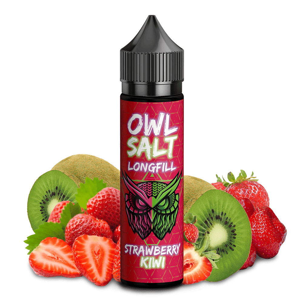 OWL Salt Aroma Longfill - Strawberry Kiwi - 10ml in 60ml Flasche
