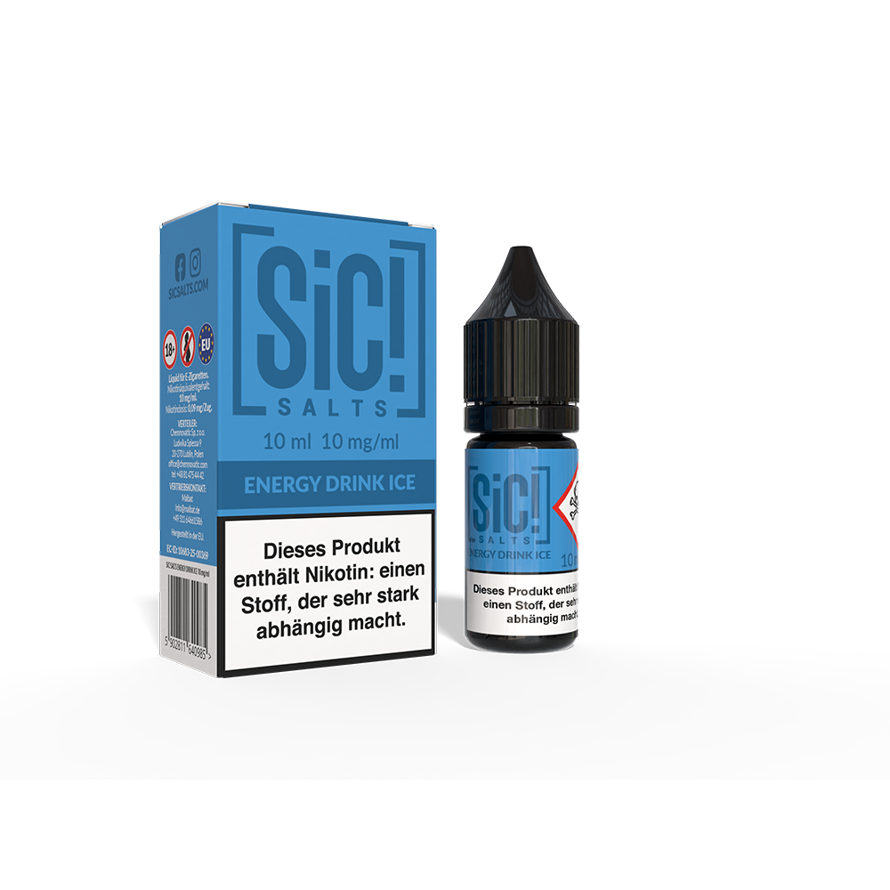SIC Nikotinsalz - Energy Drink Ice -10ml Liquid 10mg