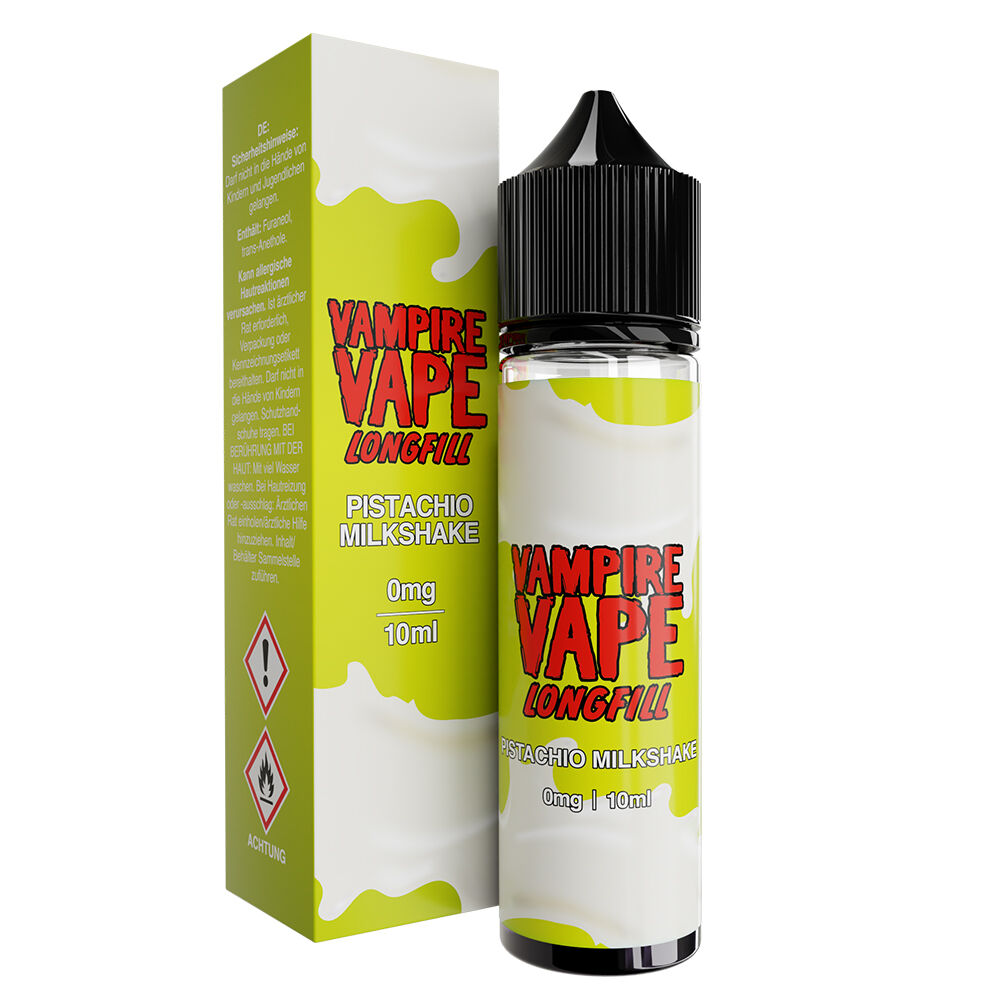 Vampire Vape Longfill - Pistachio Milshake - 10ml Aroma in 60ml Flasche
