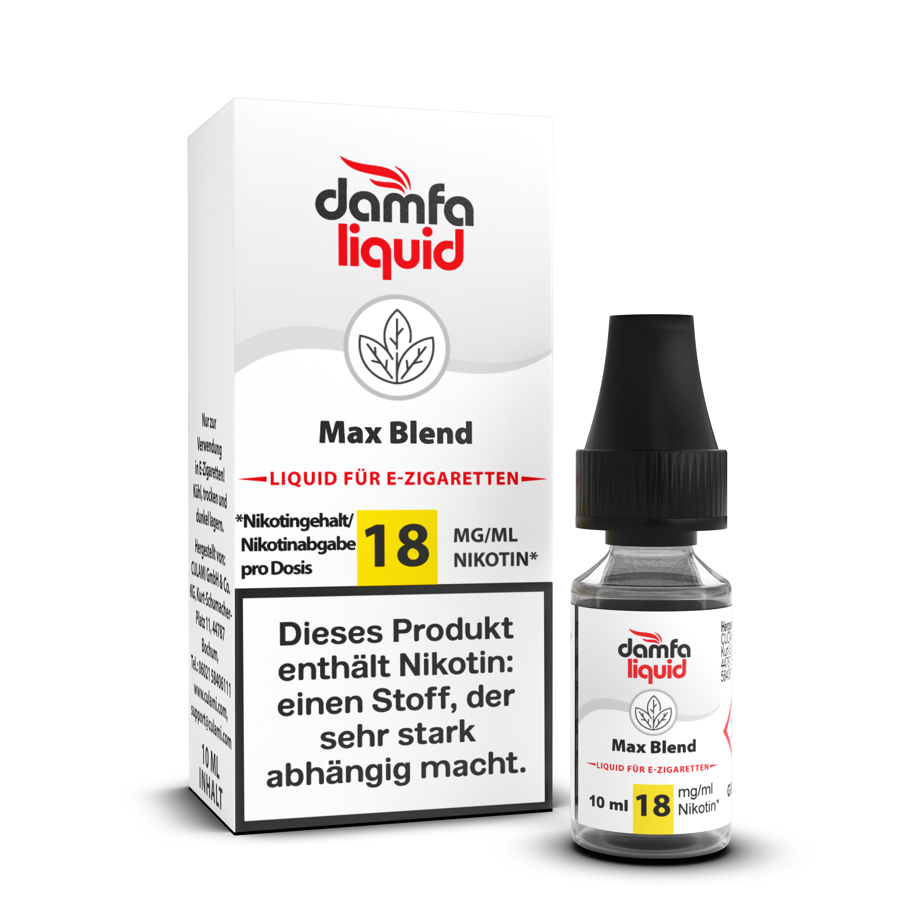 damfaliquid Max Blend 18mg 10ml