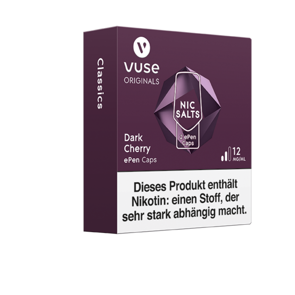 Vuse ePen Caps Dark Cherry Nic Salts 12mg
