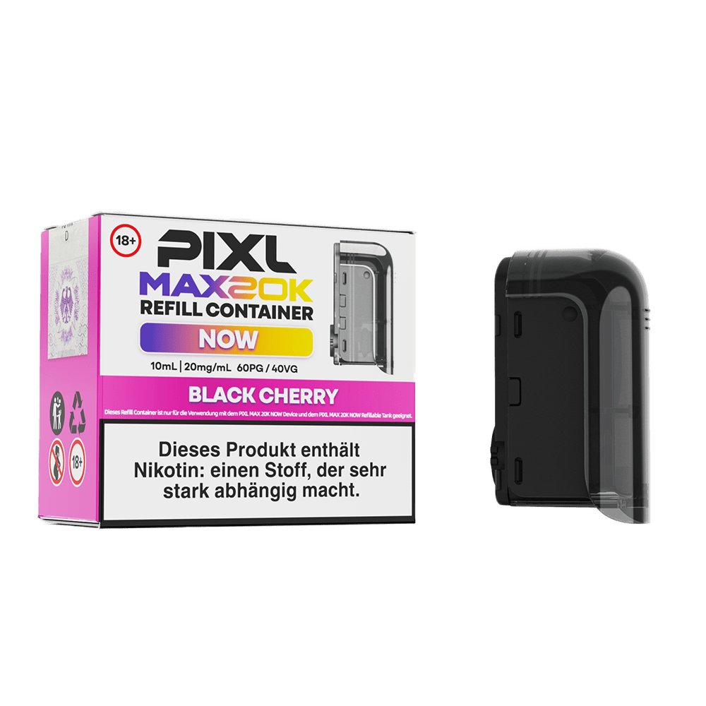 PIXL MAX 20K Einweg Pod - Black Cherry - 20 mg Nikotinsalz 10ml