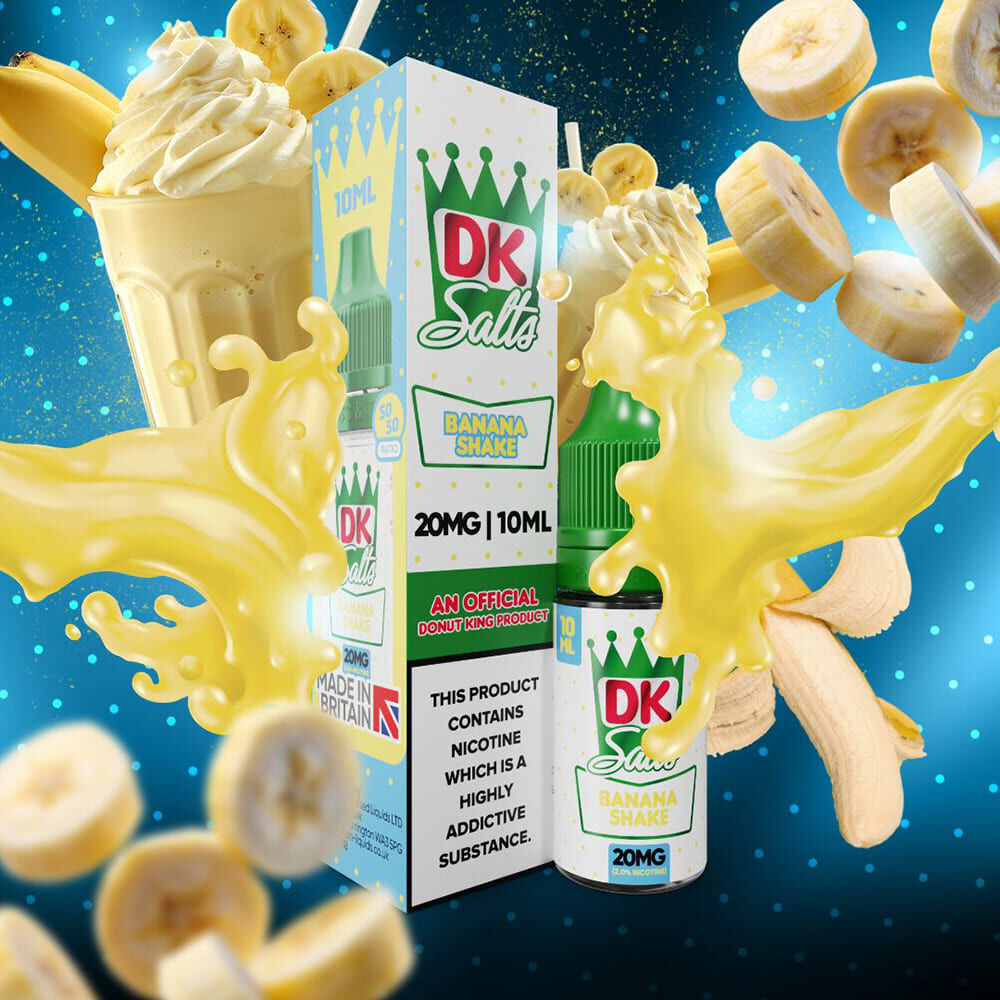 DK Salts Nikotinsalz - Banana Shake - Liquid 20mg 10ml DK Salts Nikotinsalz - Banana Shake - Liquid 20mg 10ml