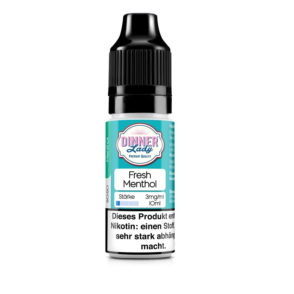 Dinner Lady Liquid - Fresh Menthol - 50/50 10ml 3mg