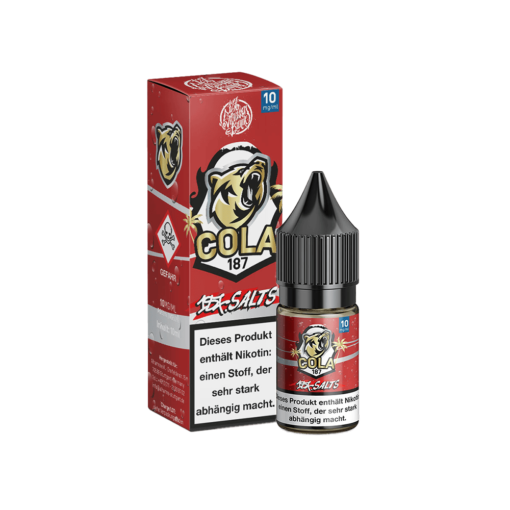 187 Strassenbande Nikotinsalz - Cola 187 - 10ml Liquid 10mg