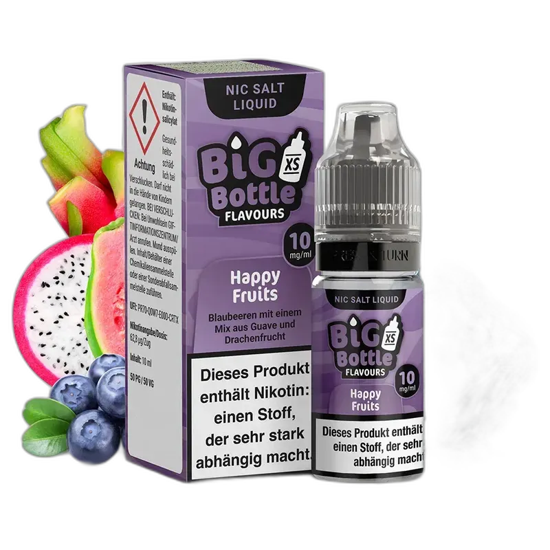 Big Bottle Flavours - Happy Fruits - 10ml 10mg Nikotinsalz