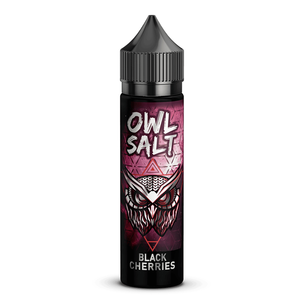 OWL Salt Aroma Longfill - Black Cherries - 10ml in 60ml Flasche
