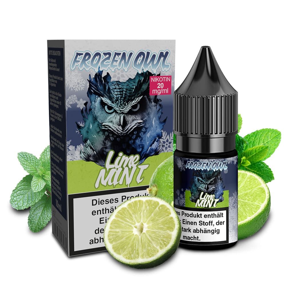 Frozen OWL Nikotinsalz - Lime Mint - 10ml Liquid 20mg