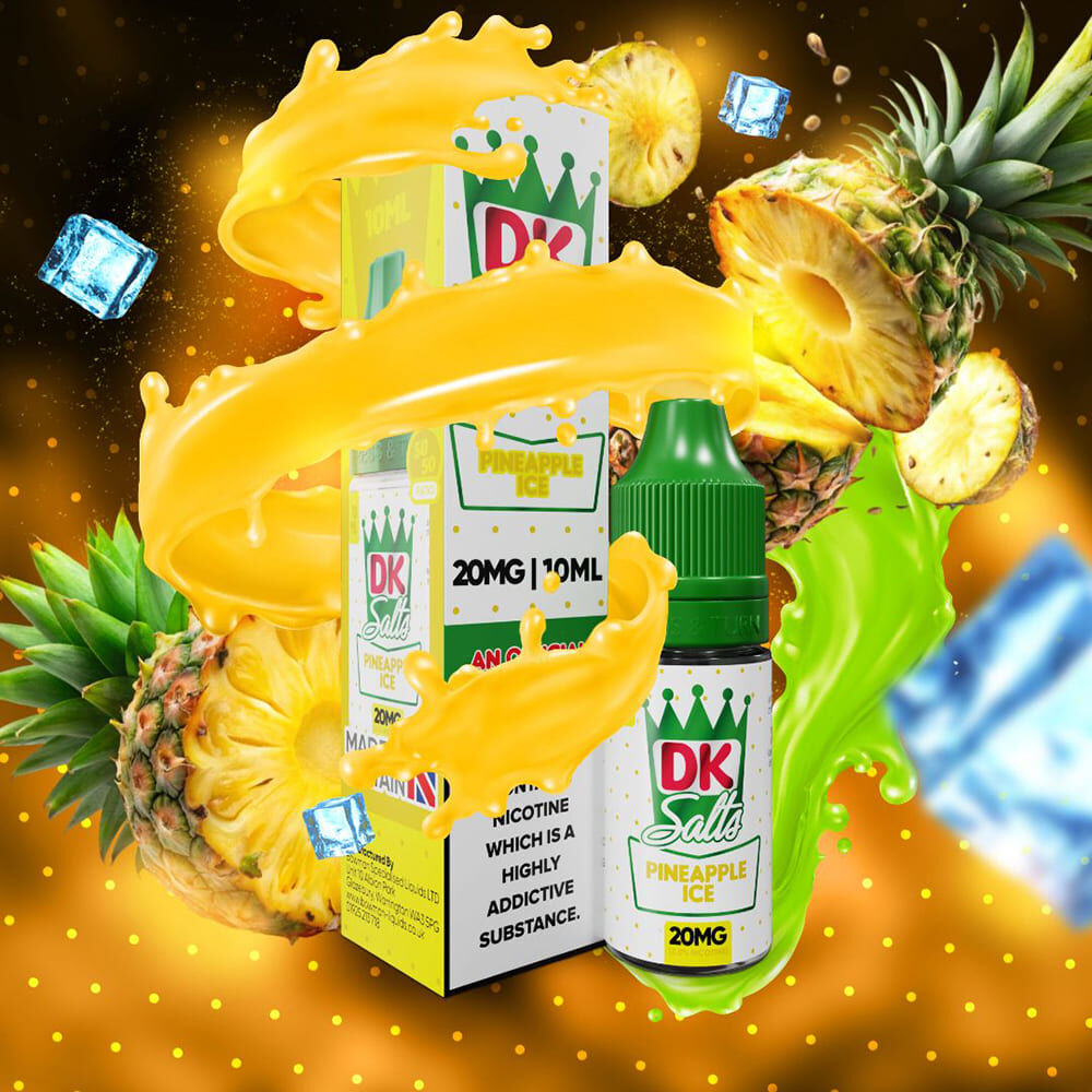 DK Salts Nikotinsalz - Pineapple Ice - Liquid 20mg 10ml DK Salts Nikotinsalz - Pineapple Ice - Liquid 20mg 10ml