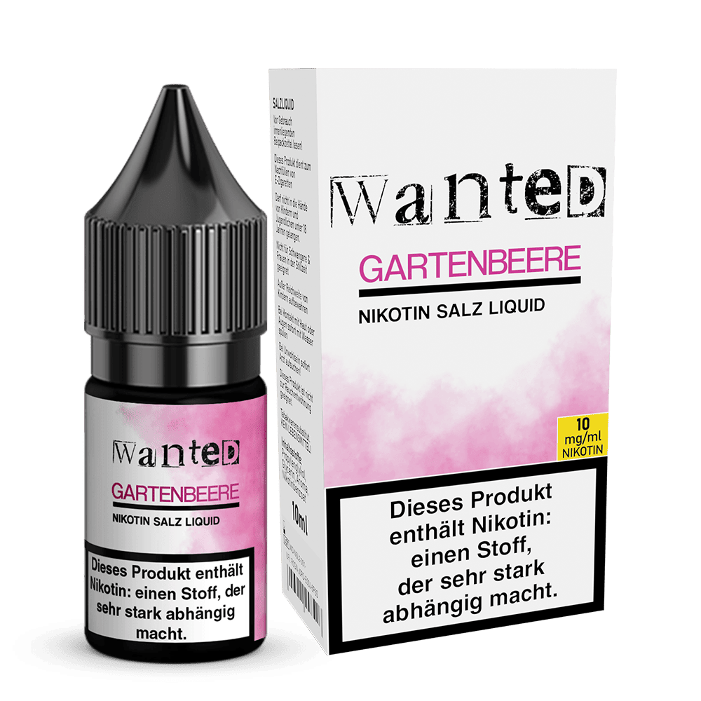 Wanted Nikotinsalz - Gartenbeere - Overdosed 10ml Liquid 10mg