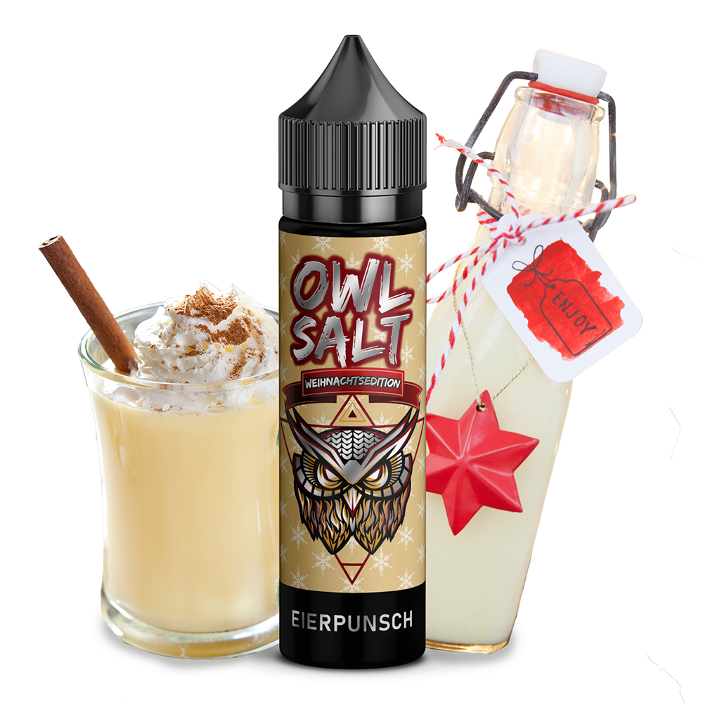 OWL Salt Aroma Longfill - Eierpunsch - 10ml in 60ml Flasche