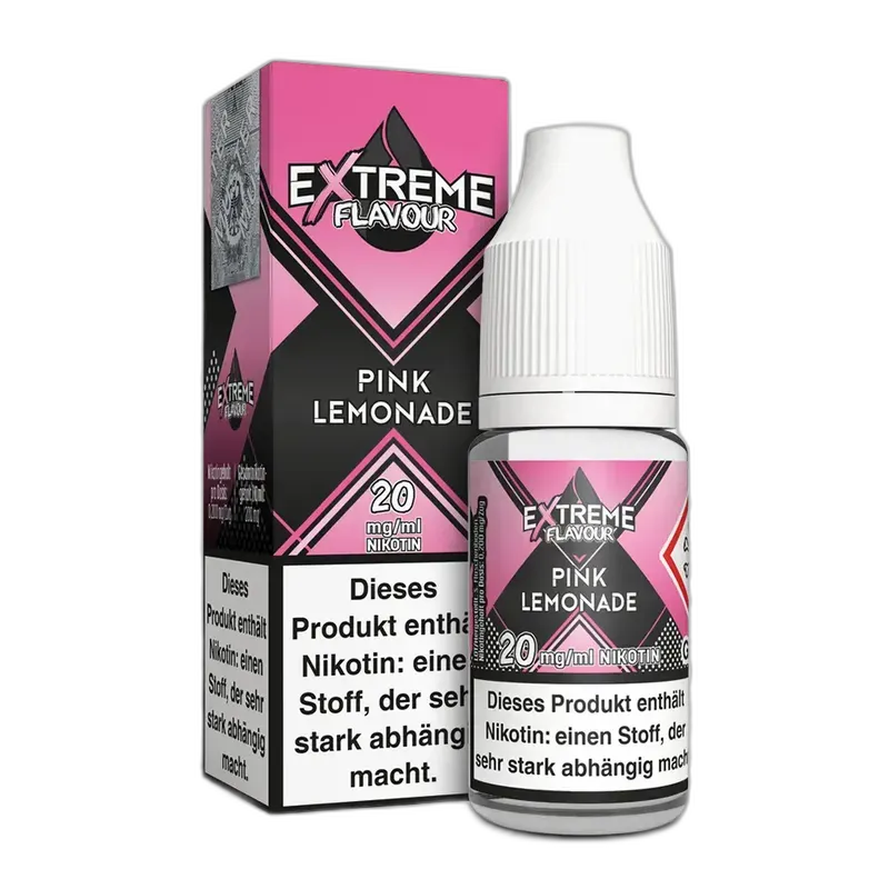 Extreme Flavour - Pink Lemonade - Overdosed Liquid 20mg 10ml HYBRID NICSALT