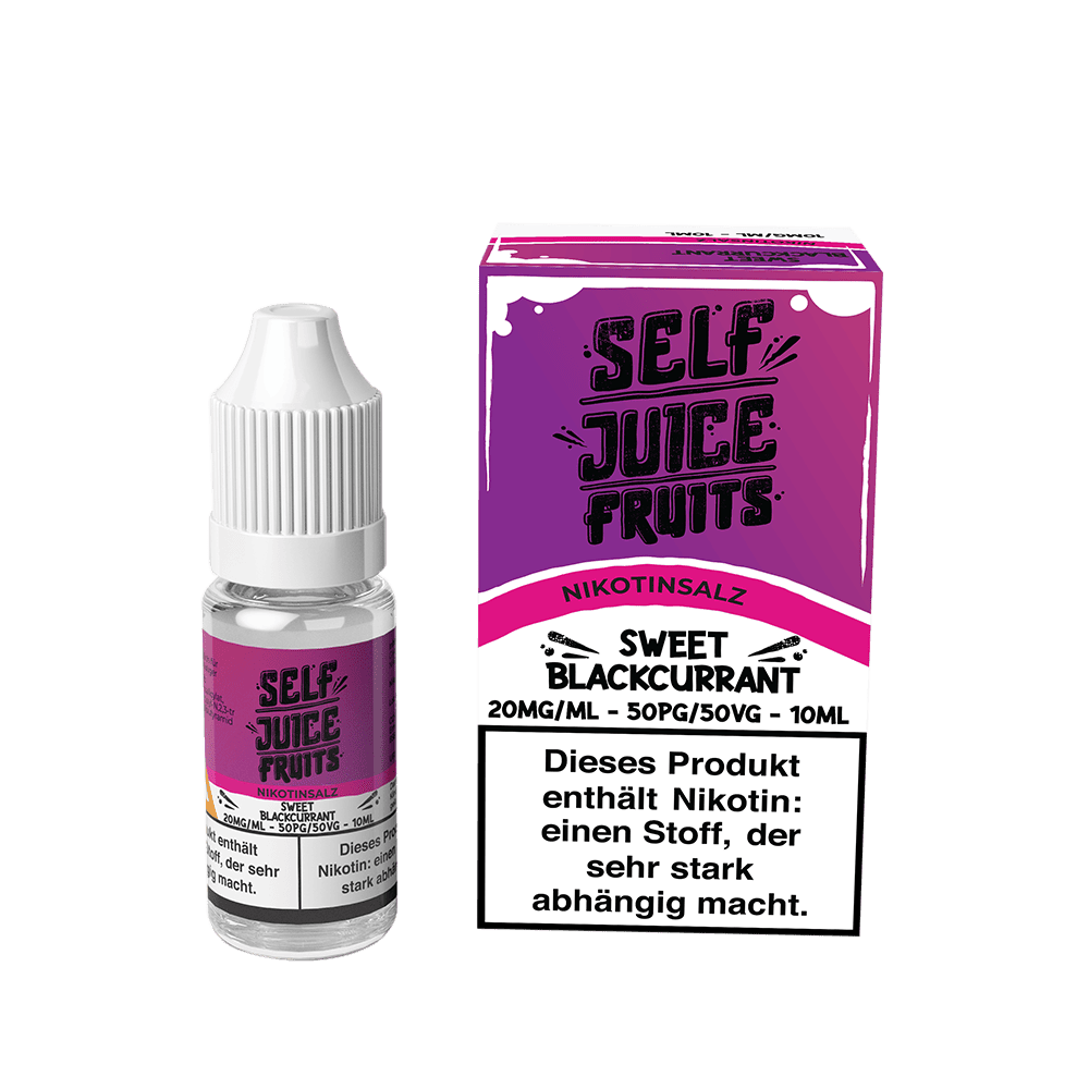 Self Juice Nikotinsalz - Sweet Blackcurrant - 10ml Liquid 20mg